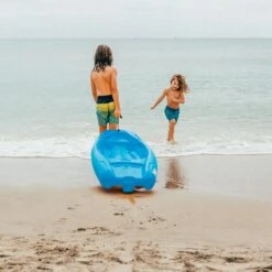 Pelican Sport Combo - 2 Solo Kids Kayaks With Paddles - Yellow/Blue -Pelican Shop Combo Solo Bleu Poignee LS1