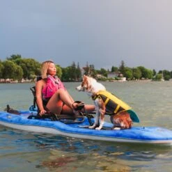 Pelican Sport Getaway 110 HDII Recreational Pedal Kayak -Pelican Shop Kayak MHP10P101 GETAWAY Dog LS