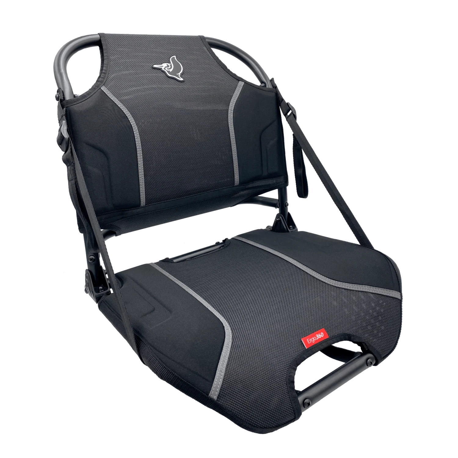 Pelican Folding Seat With Ergo360 Cushion - Black 1 Pelican Folding Seat With Ergo360 Cushion - Black