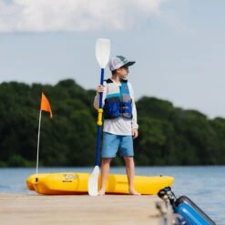 Pelican Sport Combo - 2 Solo Kids Kayaks With Paddles - Yellow -Pelican Shop Solokayak Pelican