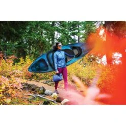 Pelican Sport Mission 100 Kayak With Paddle -Pelican Shop mission 20100 20kayak 20with 20paddle KAP10P100 Blue PELICAN lifestyle 1